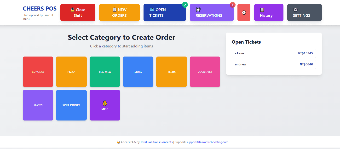 POS Dashboard
